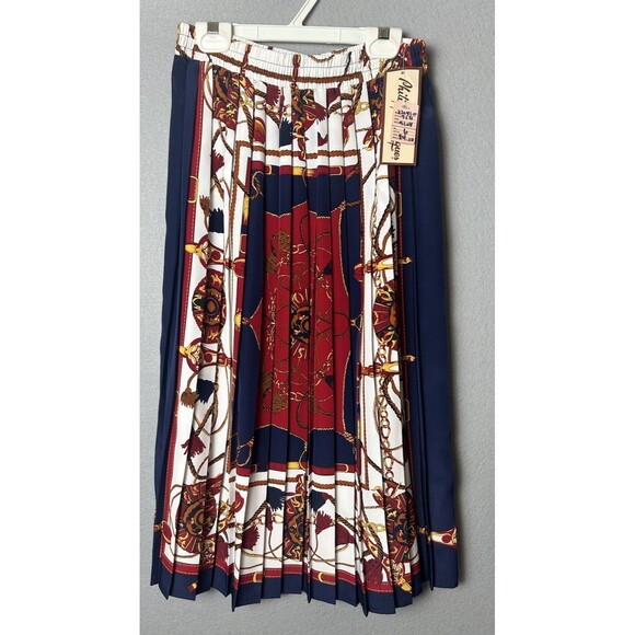 Phillipe Marques Dresses & Skirts - Vintage Philippe Marques Pleated Skirt Sz 6 Abstract Artsy Art 2 Wear Colorful